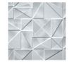 Dekoratív panel, PVC, 3D márvány mintás, absztrakt, szürke árnyalatok, 96x48,5 cm