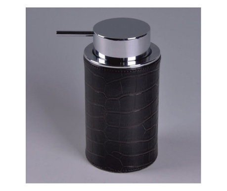 Дозатор за течен сапун Inter Ceramic Гардения ICCA 53863 Brown, Кафяв, Керамика/Изкуствена кожа, Стоящ, За баня