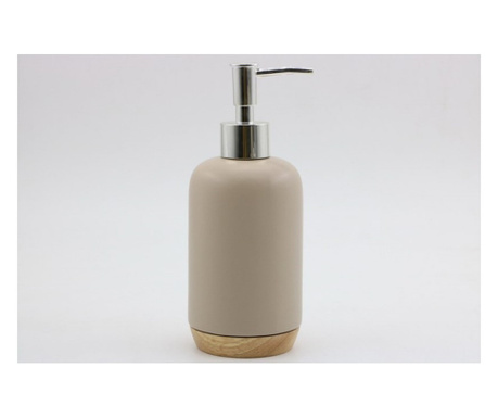 Дозатор за течен сапун Inter Ceramic Кели ICCA 57163, Бежов, Порцелан, За баня
