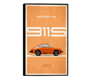 Plakat w ramce, 911S Poster, 60x40 cm, czarna ramka