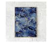 Uokvireni Plakati, Abstract Clasic Blue and Gold, 21 x 30 cm, Zlatni okvir