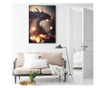 Uokvireni Plakati, Abstract Dragons, 42 x 30 cm, Crni okvir