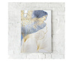 Plakat w ramce, Abstract Flower Art, 60x40 cm, biała ramka