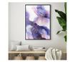 Uokvireni Plakati, Abstract Gold Purple, 50x 70 cm, Crni okvir