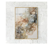 Plakat w ramce, Abstract Marble Brown, 21 x 30 cm, złota rama