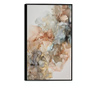 Plakat w ramce, Abstract Marble Brown, 60x40 cm, czarna ramka