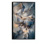 Plakat w ramce, Abstract Marble Storm, 60x40 cm, czarna ramka