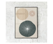 Uokvireni Plakati, Abstract Minimal Circle, 80x60 cm, Crni okvir