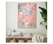 Plakat w ramce, Abstract Pink, 42 x 30 cm, złota rama