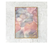 Plakat w ramce, Abstract Pink, 21 x 30 cm, złota rama
