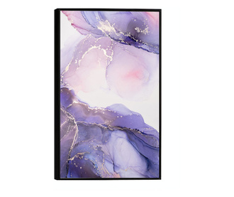 Uokvireni Plakati, Abstract Purple, 80x60 cm, Crni okvir