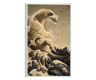 Uokvireni Plakati, Abstract Sea, 50x 70 cm, Bijeli okvir