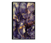 Plakat w ramce, Abstract Shades of Purple, 21 x 30 cm, czarna ramka