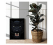 Uokvireni Plakati, Angry Panther, 21 x 30 cm, Črn okvir