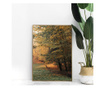 Plakat w ramce, Autumn Forest, 60x40 cm, złota rama