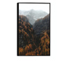Plakat w ramce, Autumn Mountain, 60x40 cm, czarna ramka