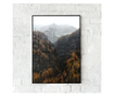Plakat w ramce, Autumn Mountain, 60x40 cm, czarna ramka