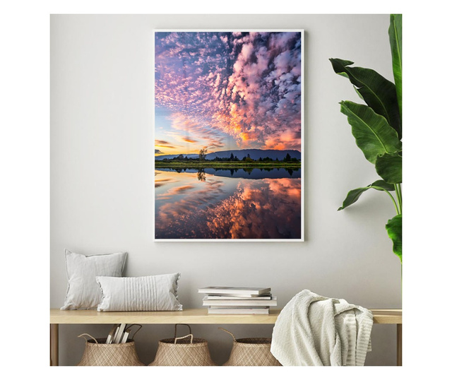 Uokvireni Plakati, Beautiful Sky, 50x 70 cm, Bijeli okvir