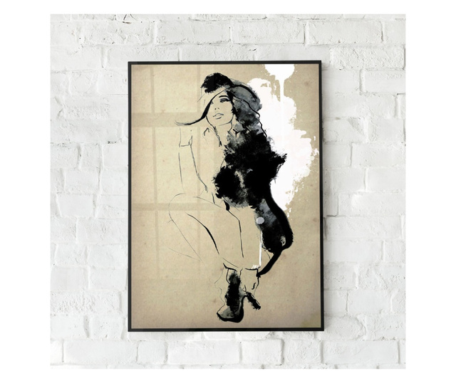 Uokvireni Plakati, Beautiful Women, 21 x 30 cm, Črn okvir
