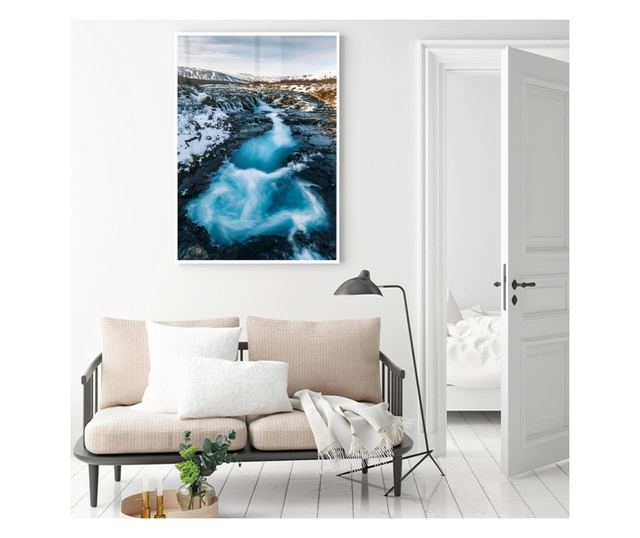 Uokvireni Plakati, Beautifull Iceland, 42 x 30 cm, Bijeli okvir