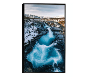 Plakat w ramce, Beautifull Iceland, 42 x 30 cm, czarna ramka
