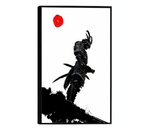 Plakat w ramce, Black Samurai, 60x40 cm, czarna ramka