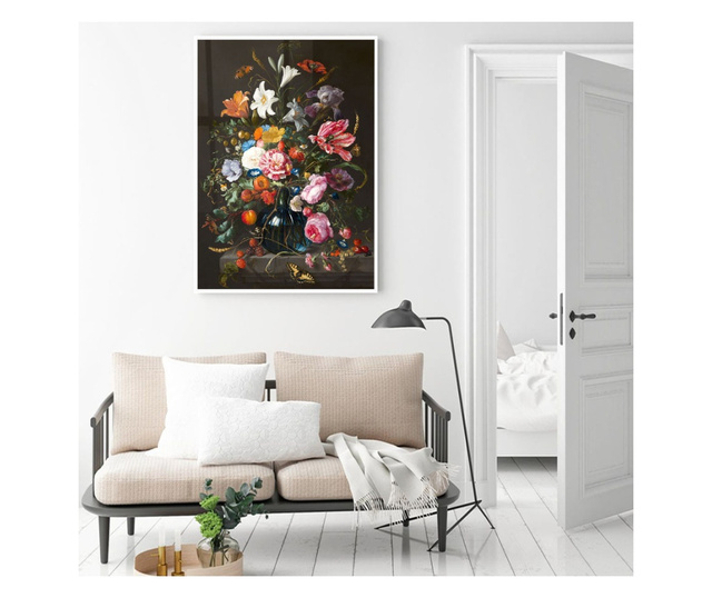 Plakat w ramce, Blossom of Life, 80x60 cm, biała ramka