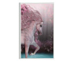 Plakat w ramce, Blossom Unicorn, 21 x 30 cm, biała ramka