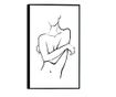Uokvireni Plakati, Body Line Art, 60x40 cm, Črn okvir