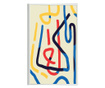 Uokvireni Plakati, Bold Lines With Bright Colors, 21 x 30 cm, Bijeli okvir