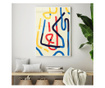 Uokvireni Plakati, Bold Lines With Bright Colors, 42 x 30 cm, Bijeli okvir