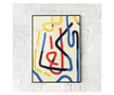 Uokvireni Plakati, Bold Lines With Bright Colors, 50x 70 cm, Črn okvir