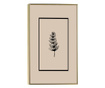 Plakat w ramce, Botanical Card, 50x 70 cm, złota rama