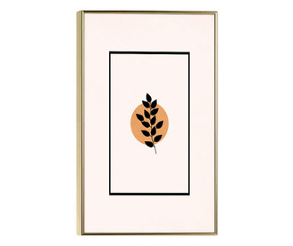 Plakat w ramce, Botanical Minimalist, 50x 70 cm, złota rama