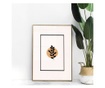 Plakat w ramce, Botanical Minimalist, 60x40 cm, złota rama