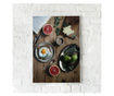 Plakat w ramce, Breakfast Table, 50x 70 cm, biała ramka
