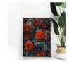 Uokvireni Plakati, Bright Red Rose, 60x40 cm, Zlatni okvir
