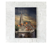 Plakat w ramce, Brugge River, 21 x 30 cm, biała ramka