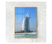 Plakat w ramce, Burj Al Arab, 60x40 cm, złota rama