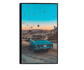 Plakat w ramce, Car in Turkey, 50x 70 cm, czarna ramka