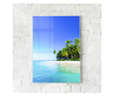 Plakat w ramce, Caribbean Landscape, 42 x 30 cm, biała ramka
