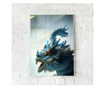Uokvireni Plakati, Chinese Dragon, 60x40 cm, Bijeli okvir