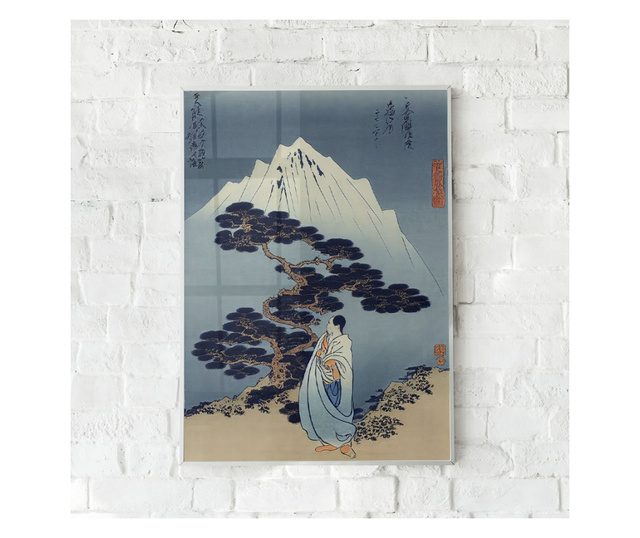 Uokvireni Plakati, Chinese Mountain, 50x 70 cm, Bijeli okvir