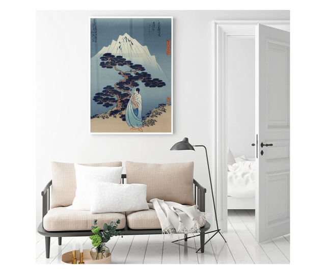 Uokvireni Plakati, Chinese Mountain, 21 x 30 cm, Bijeli okvir