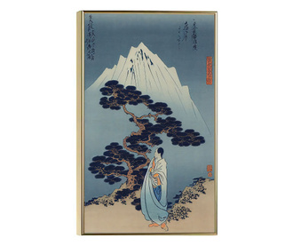 Uokvireni Plakati, Chinese Mountain, 42 x 30 cm, Zlatni okvir
