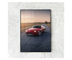 Uokvireni Plakati, Clasic Retro Ferrari, 50x 70 cm, Črn okvir
