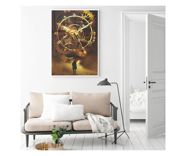 Uokvireni Plakati, Clockwork, 60x40 cm, Bijeli okvir