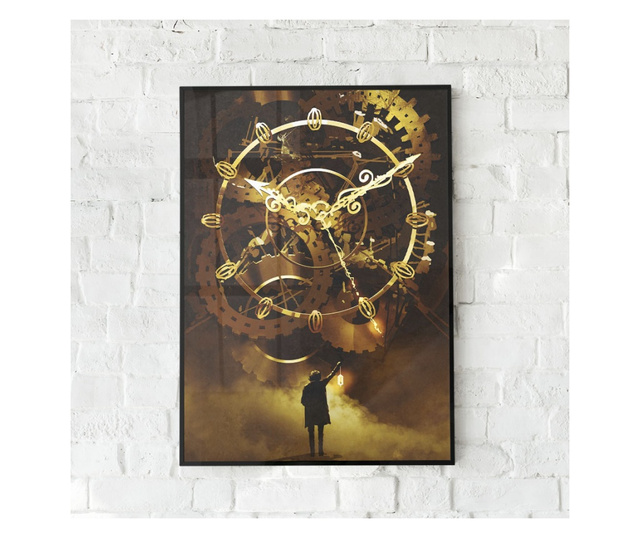 Uokvireni Plakati, Clockwork, 21 x 30 cm, Črn okvir