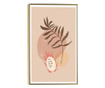Plakat w ramce, Coconat Flower, 21 x 30 cm, złota rama