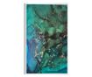 Uokvireni Plakati, Colors of Green Abstract, 80x60 cm, Bijeli okvir